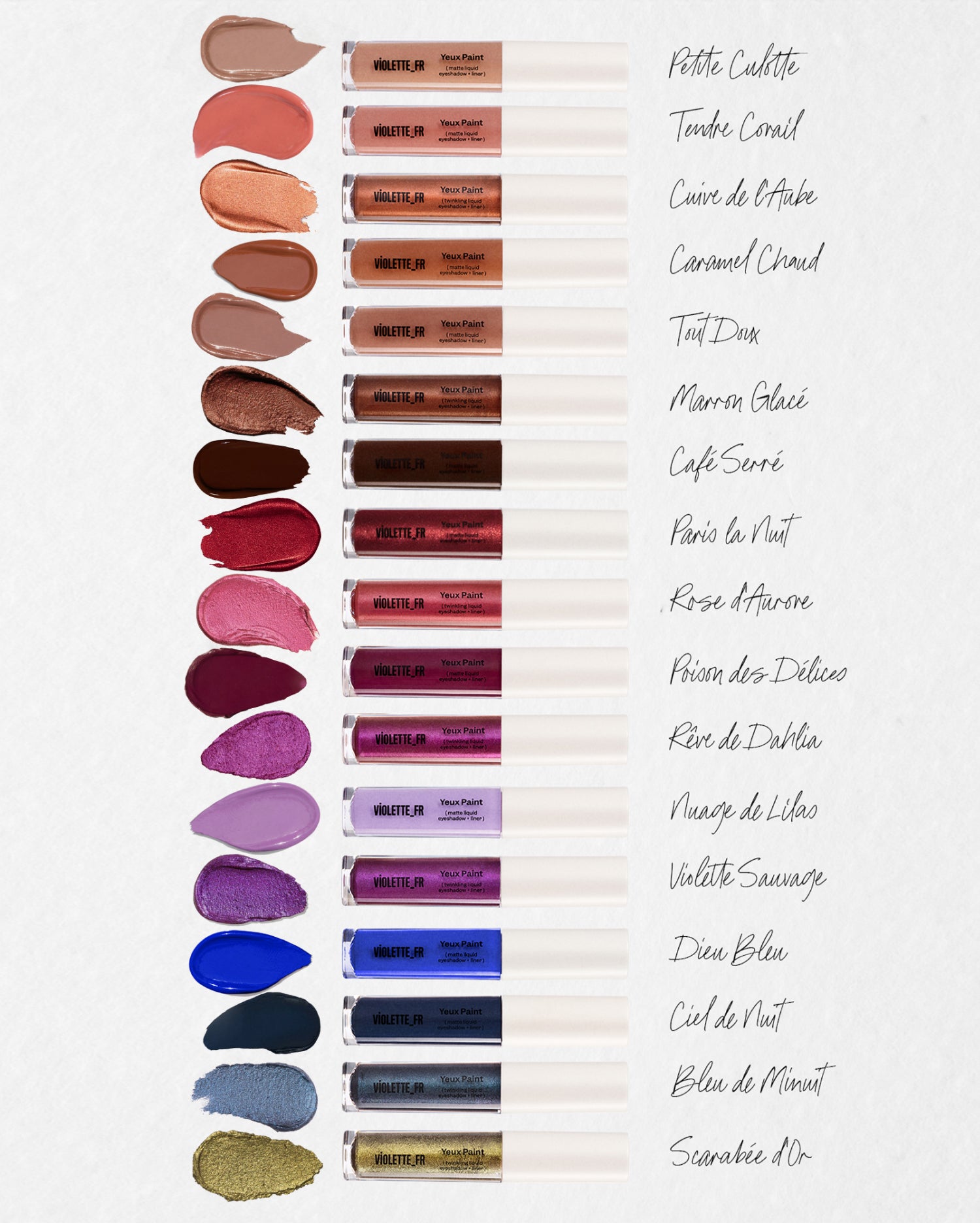 VIOLETTE_FR - Yeux Paint Paris La Nuit - Twinkling Liquid Eyeshadow - Cruelty Free VIOLETTE_FR - Yeux Paint Paris La Nuit - Twinkling Liquid Eyeshadow - Cruelty Free
