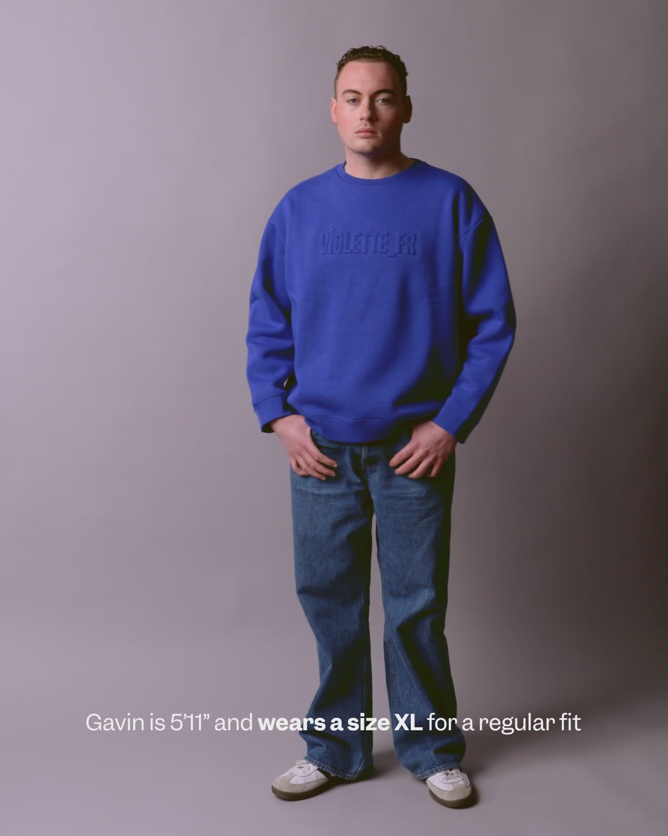 CREWNECK-BLU-XL